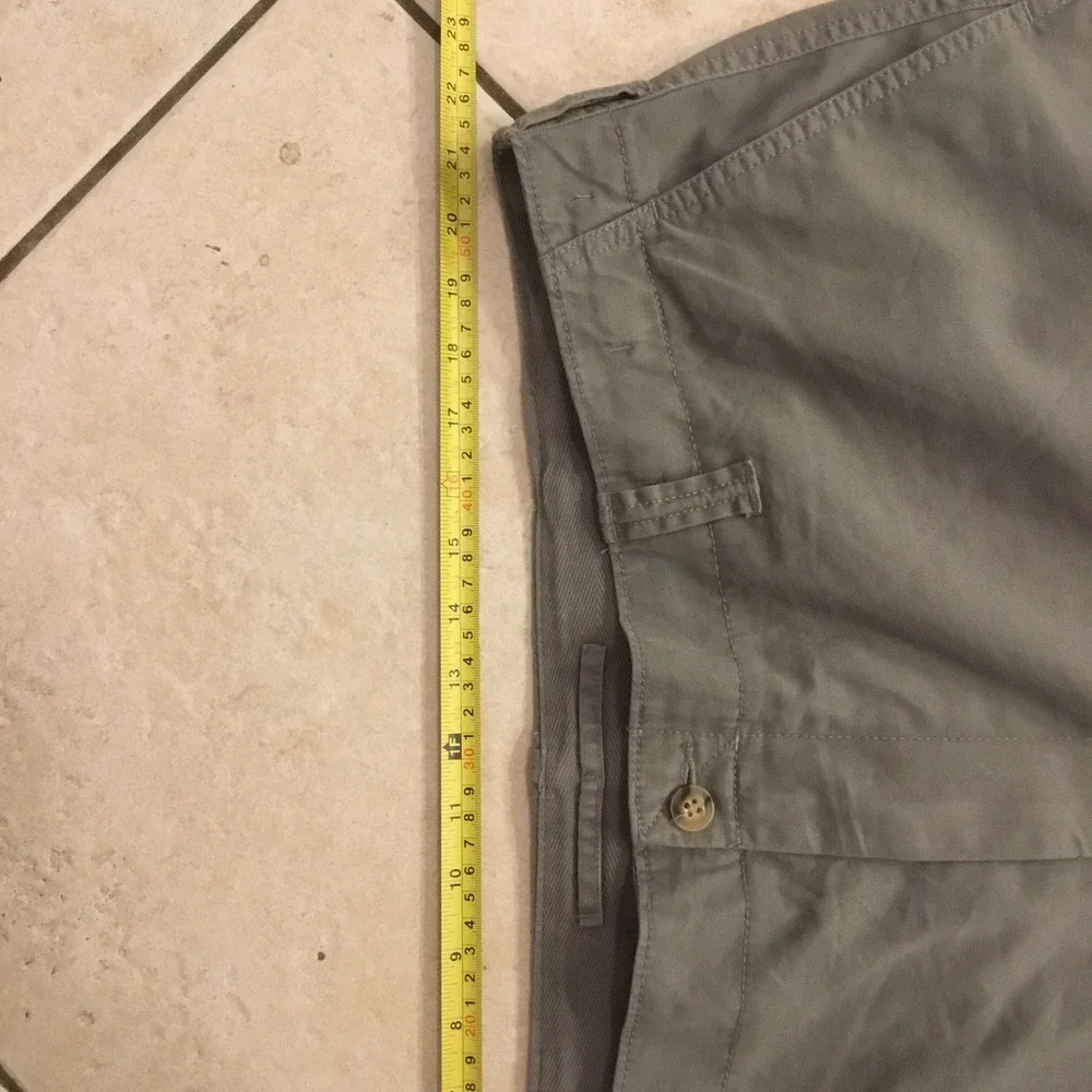 Polo‎ Ralph Lauren Mens Relaxed Fit Cargo Shorts Olive Gray Cotton Size 42